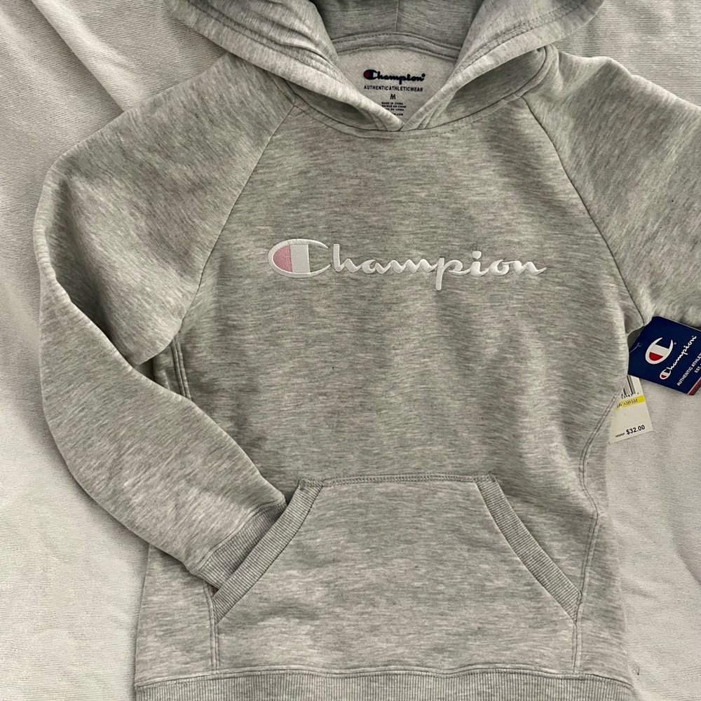Champion raglan hoodie girls size medium 7-16